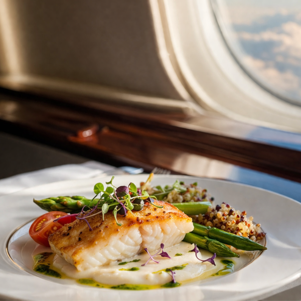 Elegant corporate event table setting